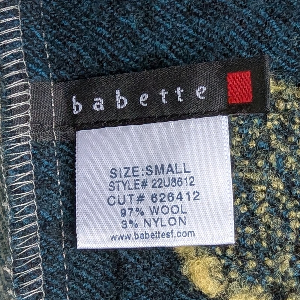 unique BABETTE polka dot wool jacket S - Picture 11 of 12